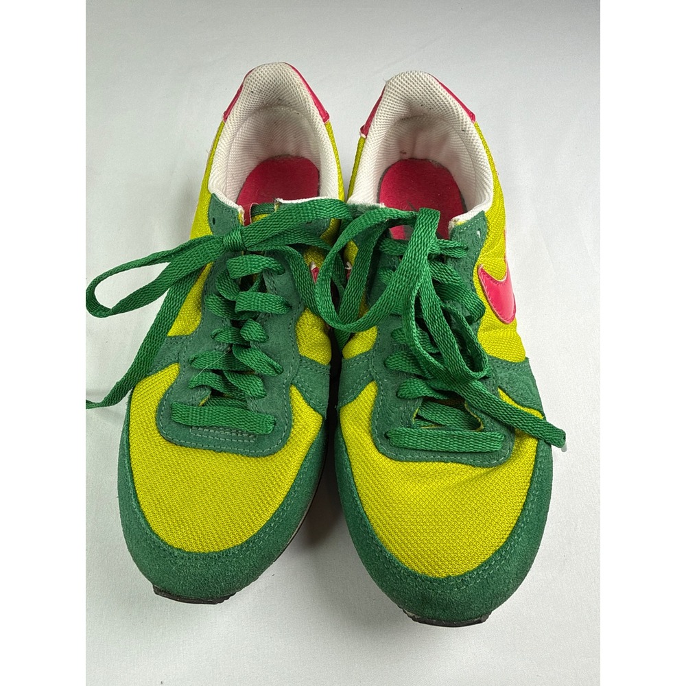 Nike Air Vortex Yellow Green Pink Retro Running Shoes 316374-361 Womens 6